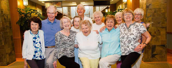 group of seniors posing