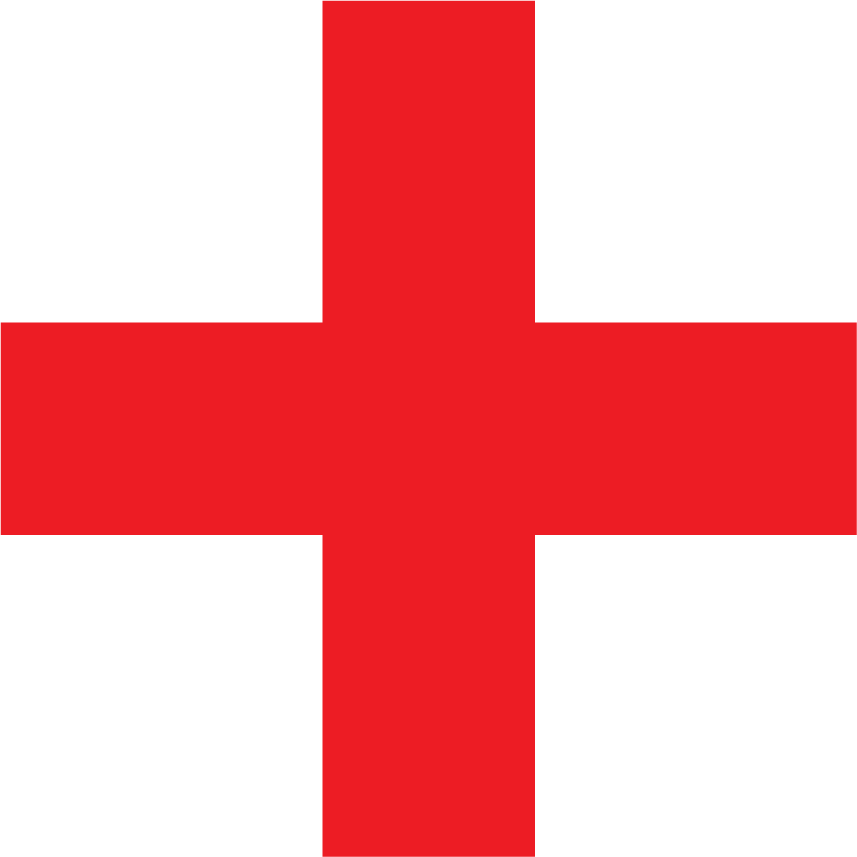 red cross infographic icon